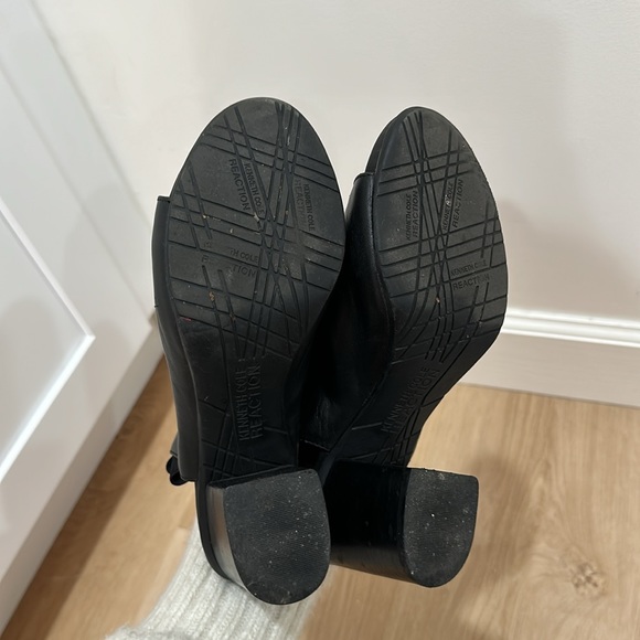 Kenneth Cole Reaction Black Leather Mules W6 - Picture 6 of 8